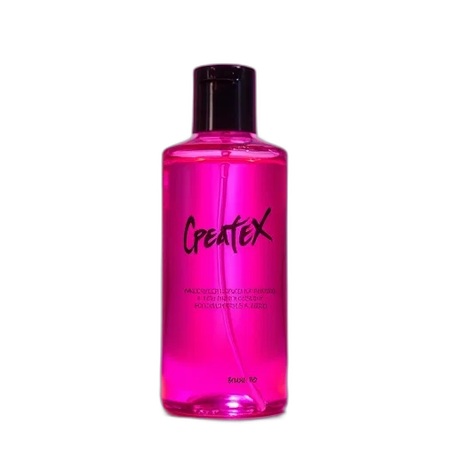bottle, pink, liquid, fluorescent transparent PNG cut-out