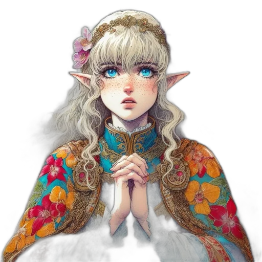 dress, dragon, face, fantasy art transparent PNG cut-out