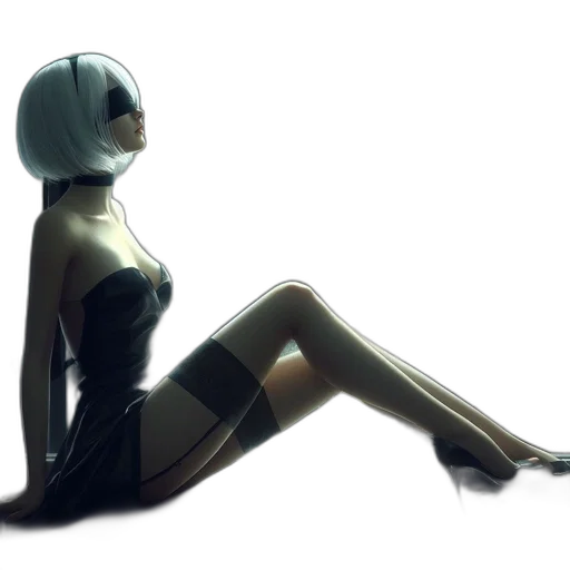 robot, dress, mask, creature transparent PNG cut-out