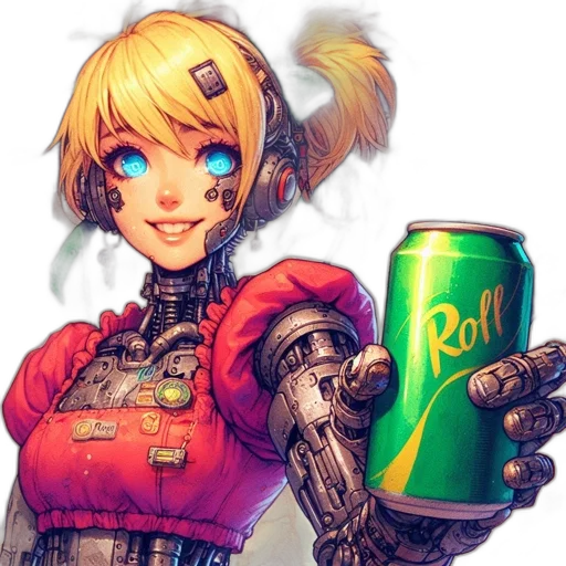 robot, weapon, food, bottle transparent PNG cut-out
