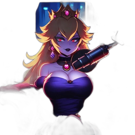 weapon, staff, crown, dress transparent PNG cut-out