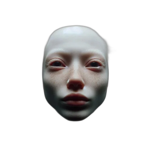 mask, face, creature, robot transparent PNG cut-out