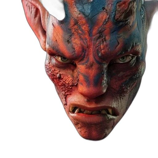 mask, face, dragon, creature transparent PNG cut-out