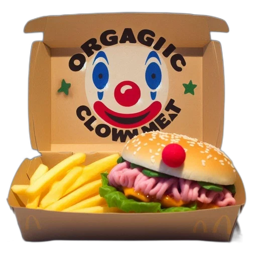 food, 3d render, artistic, portrayal transparent PNG cut-out