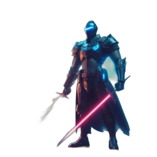 sword, weapon, staff, robot transparent PNG cut-out