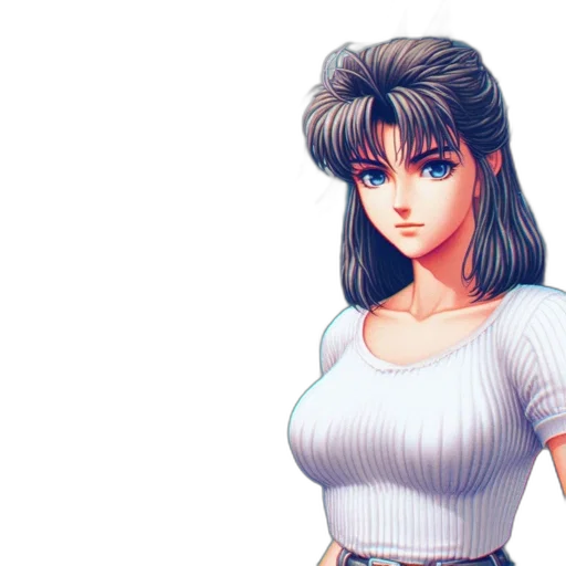 dress, vaporwave, pixel art, photorealistic transparent PNG cut-out
