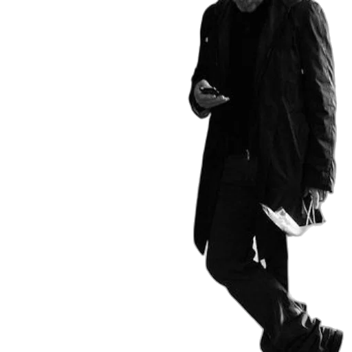 jacket, staff, shoes, creature transparent PNG cut-out