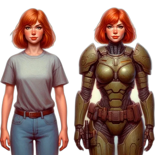 robot, concept art, comic book art, pixel art transparent PNG cut-out