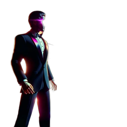 mask, robot, jacket, staff transparent PNG cut-out