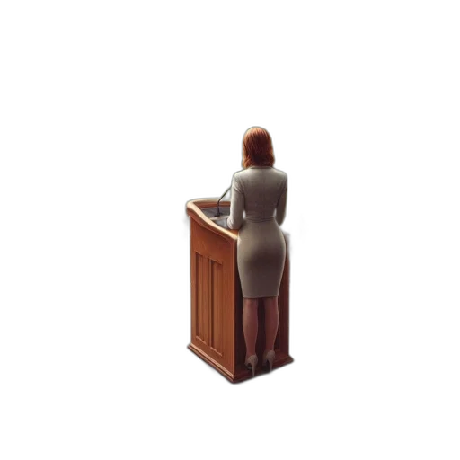 furniture, dress, staff, robot transparent PNG cut-out