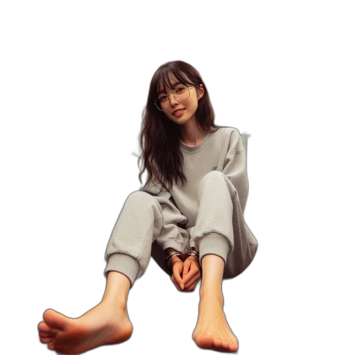 shoes, dress, creature, face transparent PNG cut-out