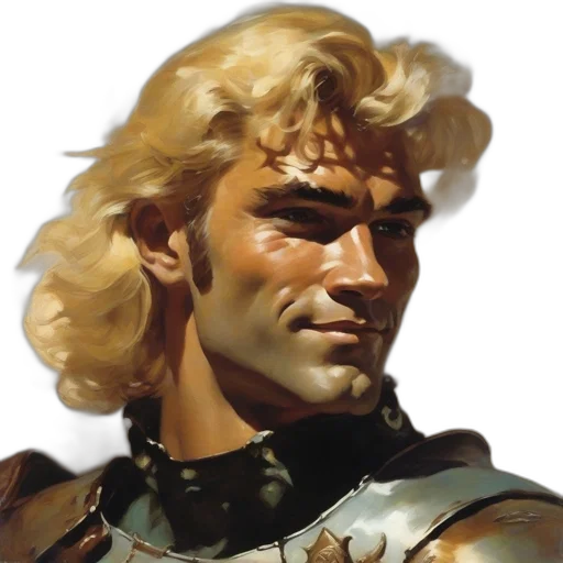 face, sword, hair, comic book art transparent PNG cut-out