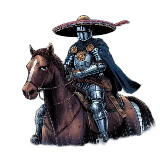 sword, staff, hat, weapon transparent PNG cut-out