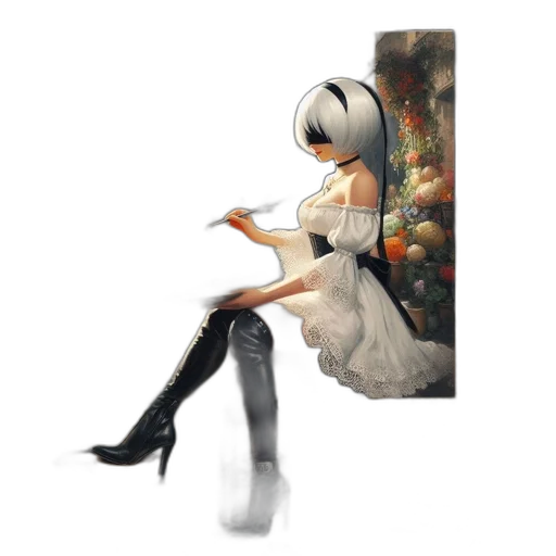robot, dress, mask, hat transparent PNG cut-out