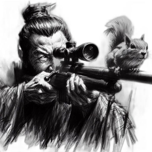 weapon, comic book art, concept art, pencil sketch transparent PNG cut-out