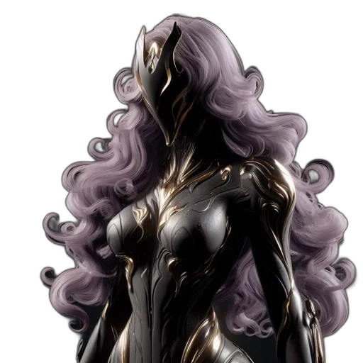 dress, mask, hair, crown transparent PNG cut-out