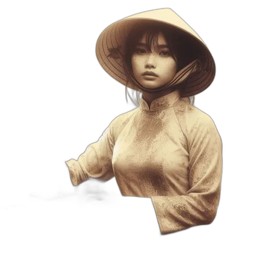 hat, dress, face, umbrella transparent PNG cut-out