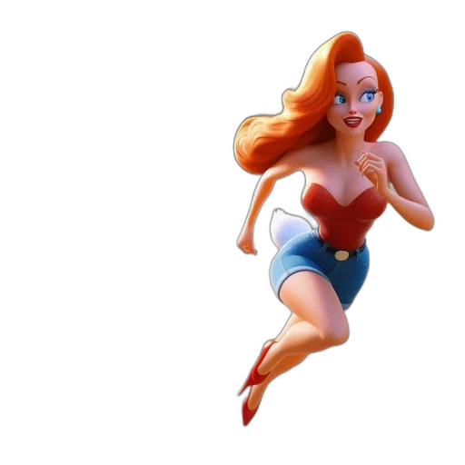 dress, comic book art, concept art, 3d render transparent PNG cut-out