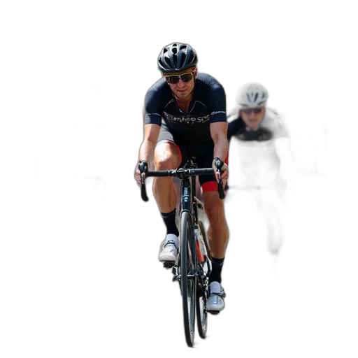 3d render, group, cyclists, racing transparent PNG cut-out