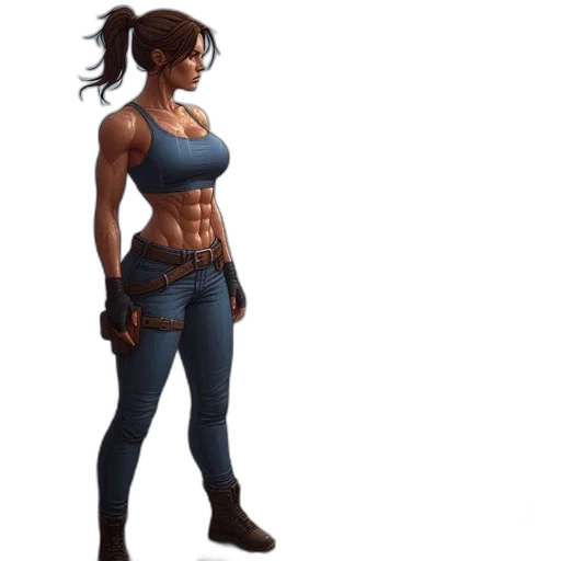 concept art, pixel art, comic book art, fantasy art transparent PNG cut-out