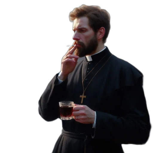 staff, concept art, elderly, man transparent PNG cut-out
