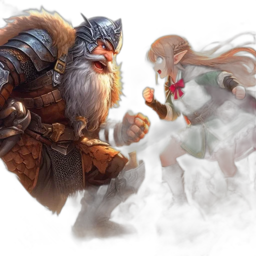 fantasy art, concept art, pixel art, 3d render transparent PNG cut-out