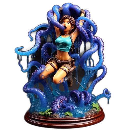 creature, concept art, fantasy art, 3d render transparent PNG cut-out