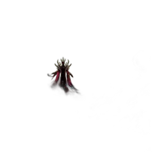 crown, creature, staff, hair transparent PNG cut-out