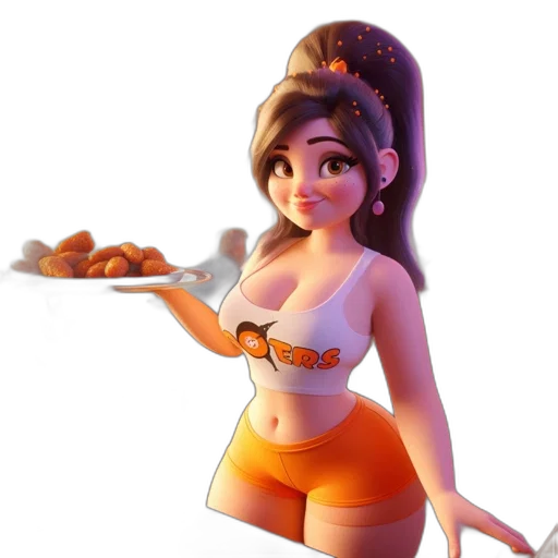 food, 3d render, concept art, fantasy art transparent PNG cut-out