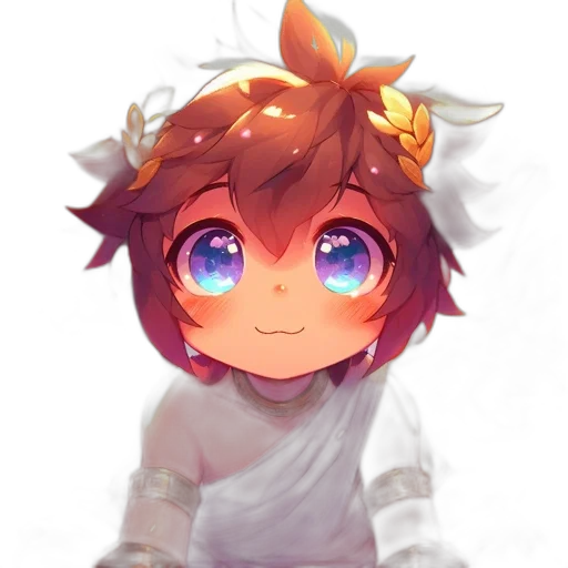 crown, staff, creature, face transparent PNG cut-out