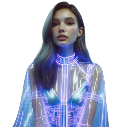 robot, jacket, dress, jewelry transparent PNG cut-out