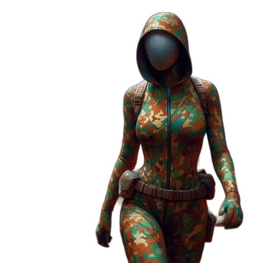 jacket, dress, robot, mask transparent PNG cut-out