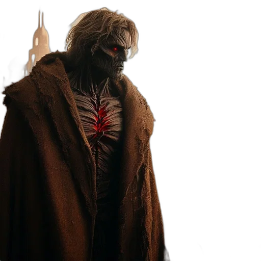 jacket, mask, creature, concept art transparent PNG cut-out