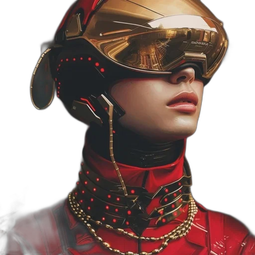 mask, jewelry, robot, face transparent PNG cut-out