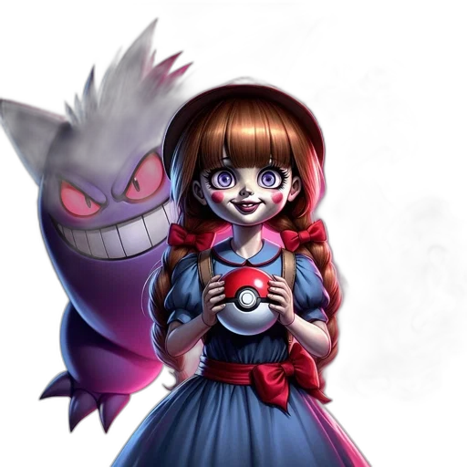 dress, staff, creature, concept art transparent PNG cut-out