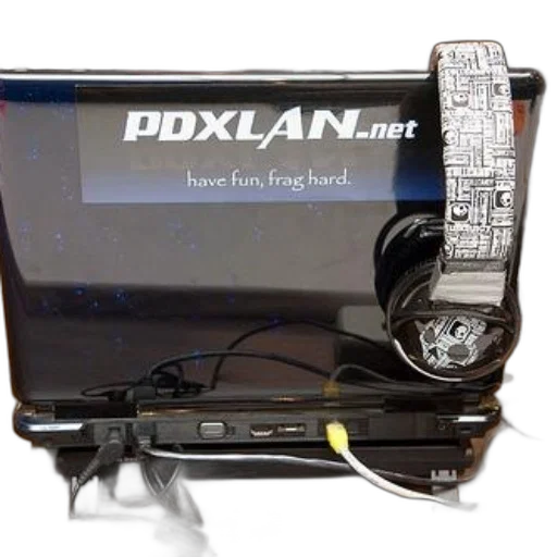 laptop, screen, displaying, pdxlan transparent PNG cut-out