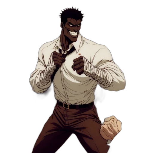 staff, weapon, jacket, comic book art transparent PNG cut-out