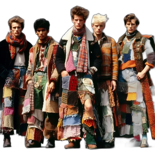 jacket, concept art, five, young transparent PNG cut-out