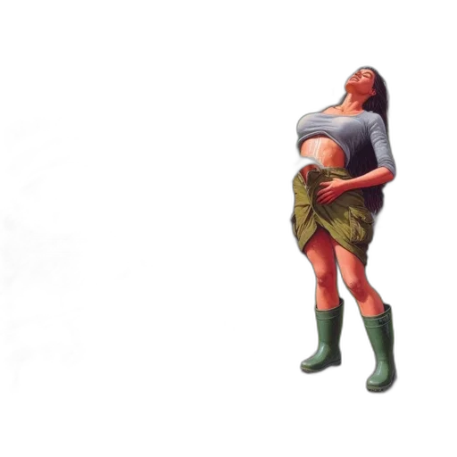 jacket, concept art, 3d render, pixel art transparent PNG cut-out