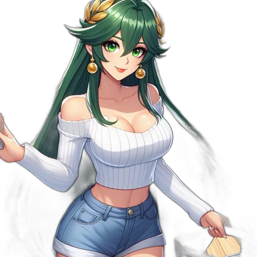 dress, staff, weapon, pixel art transparent PNG cut-out