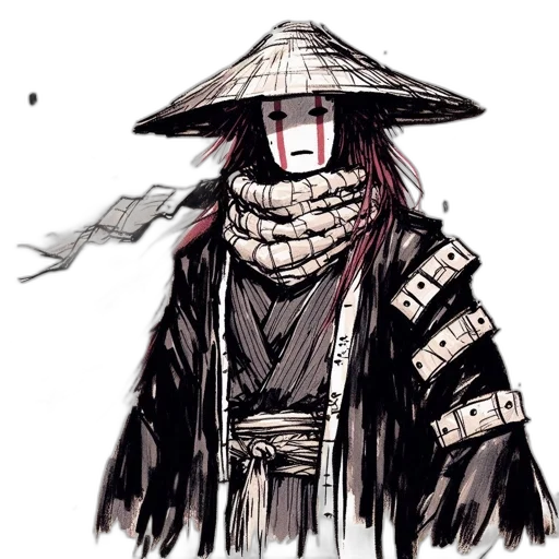 mask, hat, staff, weapon transparent PNG cut-out