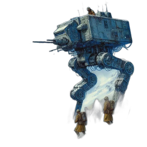 robot, weapon, creature, jacket transparent PNG cut-out