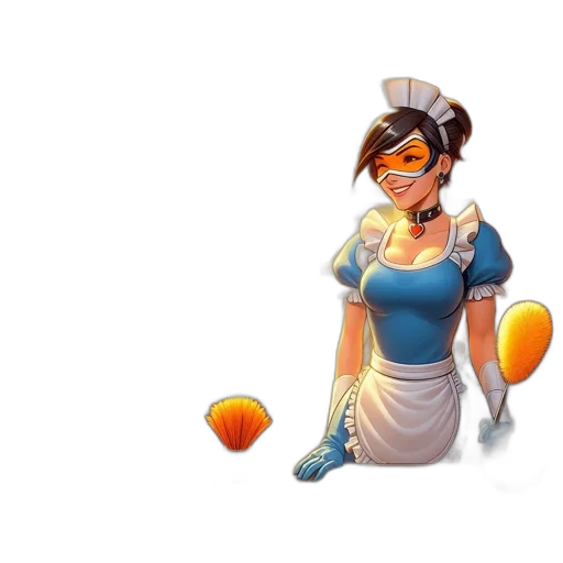 staff, dress, crown, concept art transparent PNG cut-out