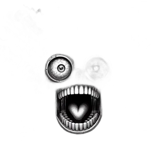 mask, robot, face, creature transparent PNG cut-out