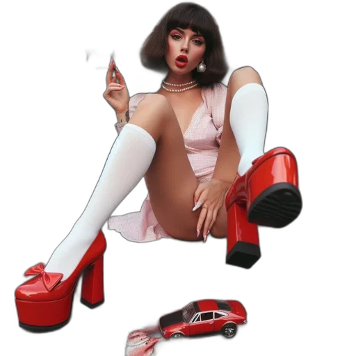 shoes, dress, weapon, concept art transparent PNG cut-out