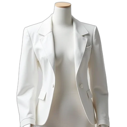 jacket, dress, staff, white transparent PNG cut-out