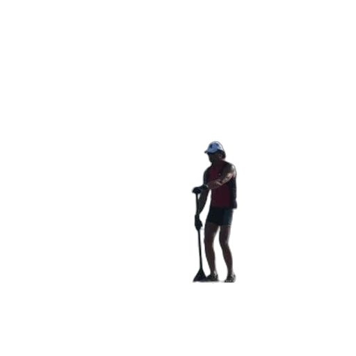 staff, hat, creature, robot transparent PNG cut-out