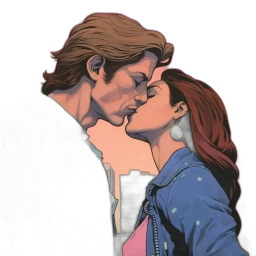 jacket, comic book art, concept art, watercolor transparent PNG cut-out
