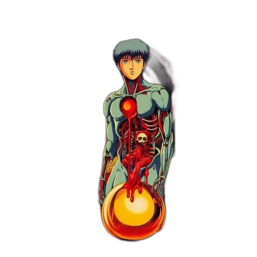 comic book art, concept art, fantasy art, 3d render transparent PNG cut-out