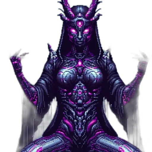 creature, dress, mask, robot transparent PNG cut-out
